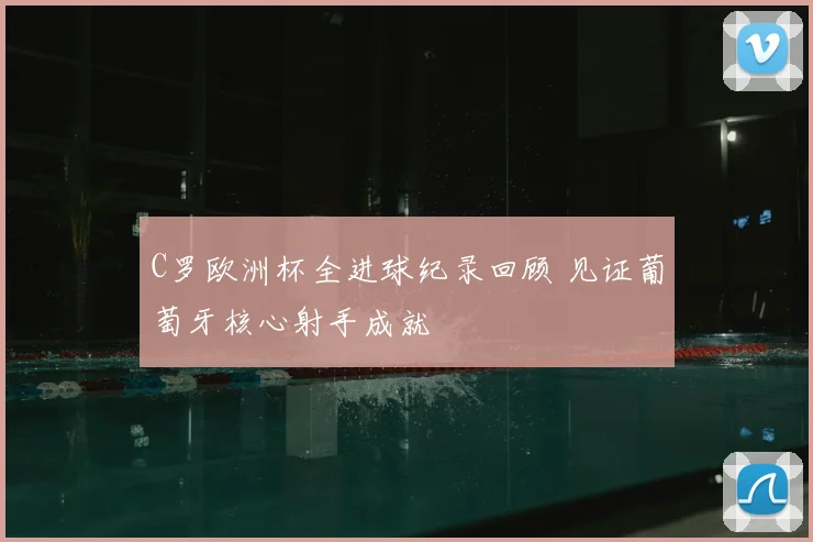 C罗欧洲杯全进球纪录回顾 见证葡萄牙核心射手成就