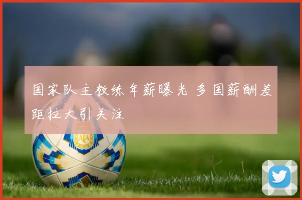 国家队主教练年薪曝光 多国薪酬差距拉大引关注