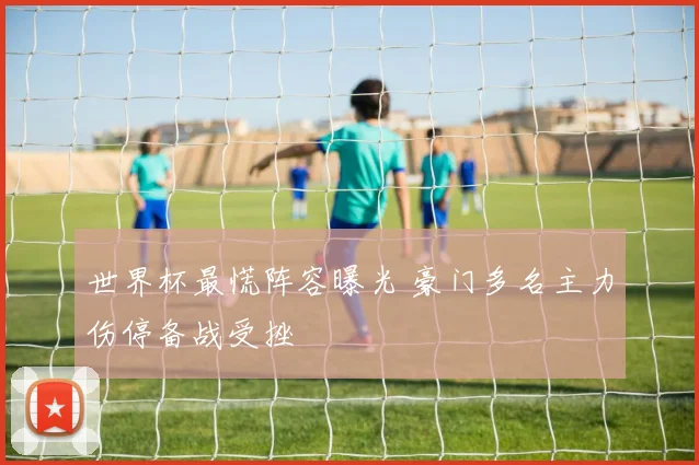 世界杯最慌阵容曝光 豪门多名主力伤停备战受挫