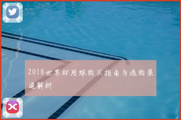 2018世界杯用球购买指南与选购渠道解析